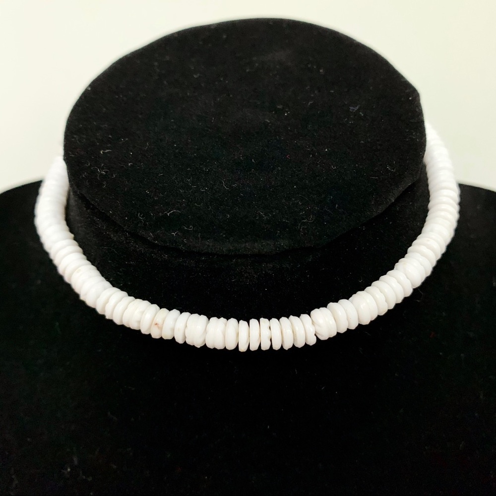 White Shell Anklet Surfer Boho Beach Coastal Y2K Summer Tropical Vacation Hawaii
